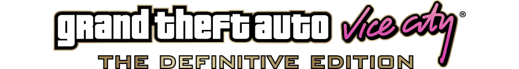 Logotipo de Grand Theft Auto Vice City - The Definitive Edition